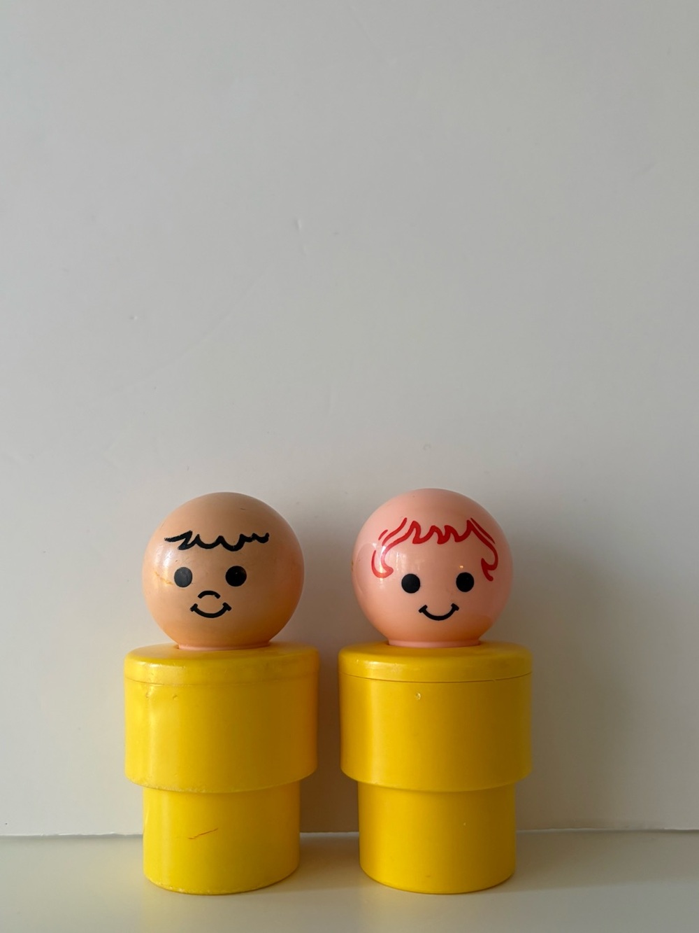 Vintage Fisher-Price Little People peg dolls from 1974! 💛